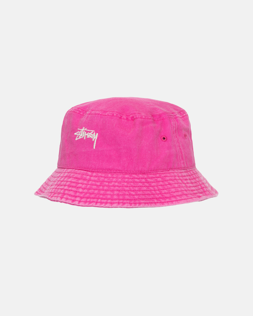 Stussy Washed Stock Bucket Hat Magenta | 4027QDZXK