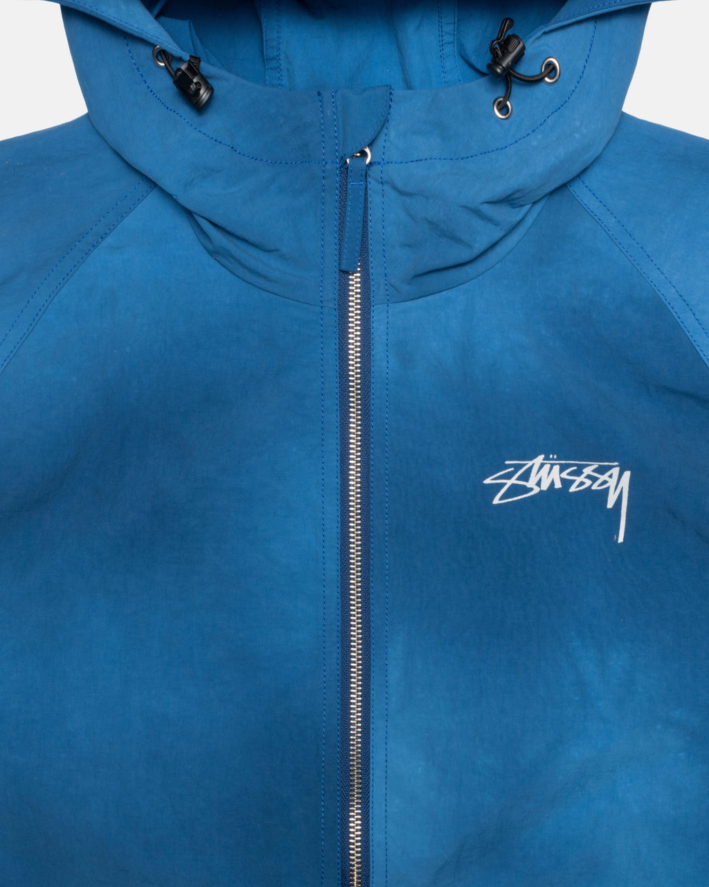 Stussy Wave Dye Beach Shell Jakke Dyb Blå | 5160LDYZE