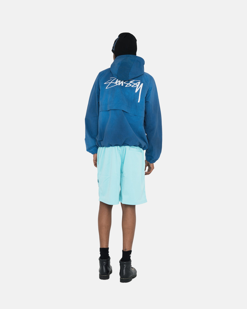 Stussy Wave Dye Beach Shell Jakke Dyb Blå | 5160LDYZE