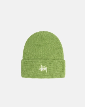 Stussy Basic Cuff Beanie Kasketter Mørkemintgrønne | 9047YABFN