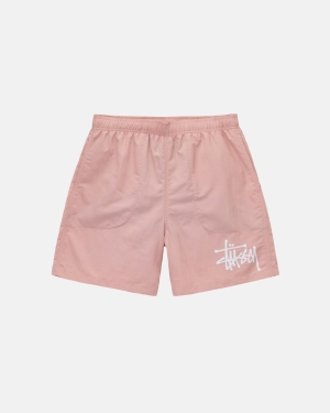 Stussy Big Basic Strand Shorts Lyserød | 2387LVGWE