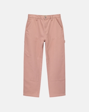 Stussy Canvas Arbejds Bukser Salmon | 7148URDEL