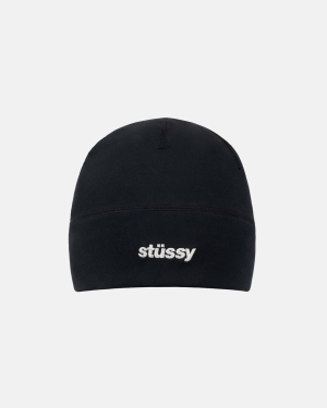 Stussy Helvetica Sports Skullcap Kasketter Sort | 1245IWPOA