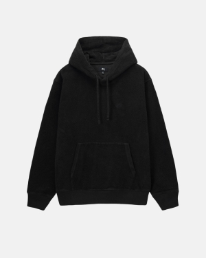 Stussy Inside Out Fleece Hættetrøje Sort | 3052QGFDH