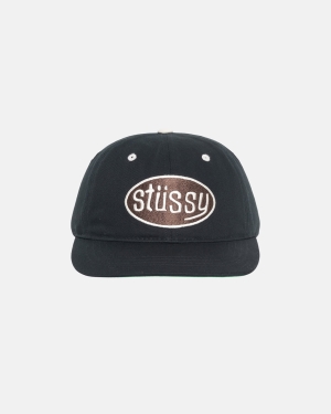 Stussy Pitstop Low Pro Kasketter Sort | 6970PTLBV