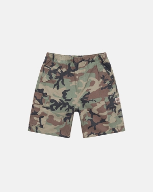 Stussy Ripstop Beach Shorts Camo | 2839VFXAZ