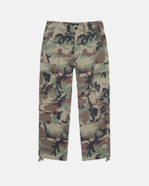 Stussy Ripstop Surplus Cargo Bukser Camo | 5208IHMLJ