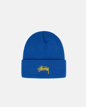 Stussy Stock Cuff Beanie Kasketter Blå | 3617FYNWK