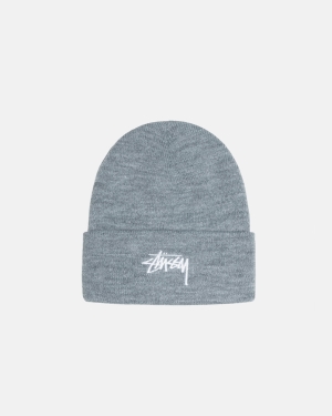 Stussy Stock Cuff Beanie Kasketter Grå | 3196JDVNL