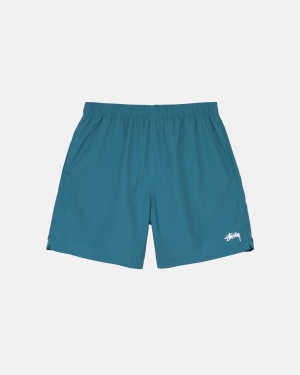 Stussy Stock Strand Shorts Blå | 1702ZSBKO