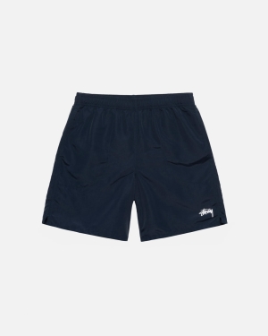 Stussy Stock Strand Shorts Mørkeblå | 5197JKWEY