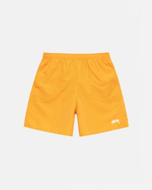 Stussy Stock Strand Shorts Tangerine | 7091OFCNE